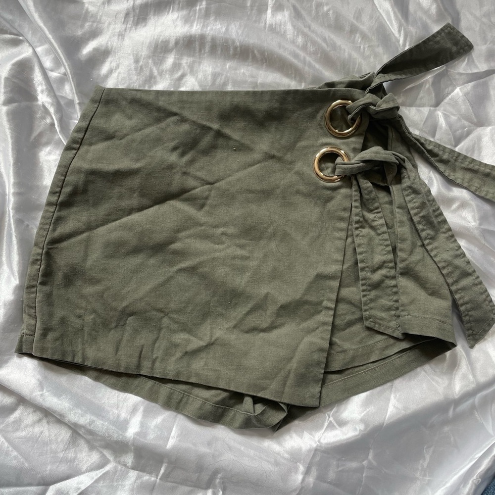 Revolve Superdown Green Skirt/Skort, Size: S